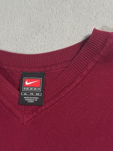 Nike Florida State Seminoles FSU Vtg SEC Sports Sweater Vest Shirt Sweatshirt XL - Picture 5 of 14