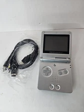 Nintendo AGS 001 Gameboy Advance SP Handheld System Silver Tested NO GAME