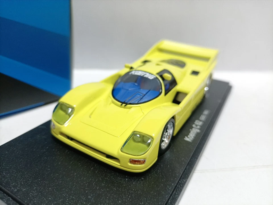 Autocult 1:43 Porsche Koenig 962 C62 GER 1991 amarillo modelo de coche deportivo modificado Foto 2 de 4