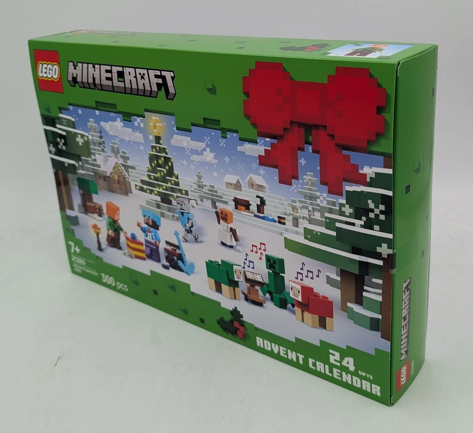 LEGO 21280 Minecraft Adventskalender 2025 Alex Steve ein Creeper Zombie NEU - Bild 2 von 4