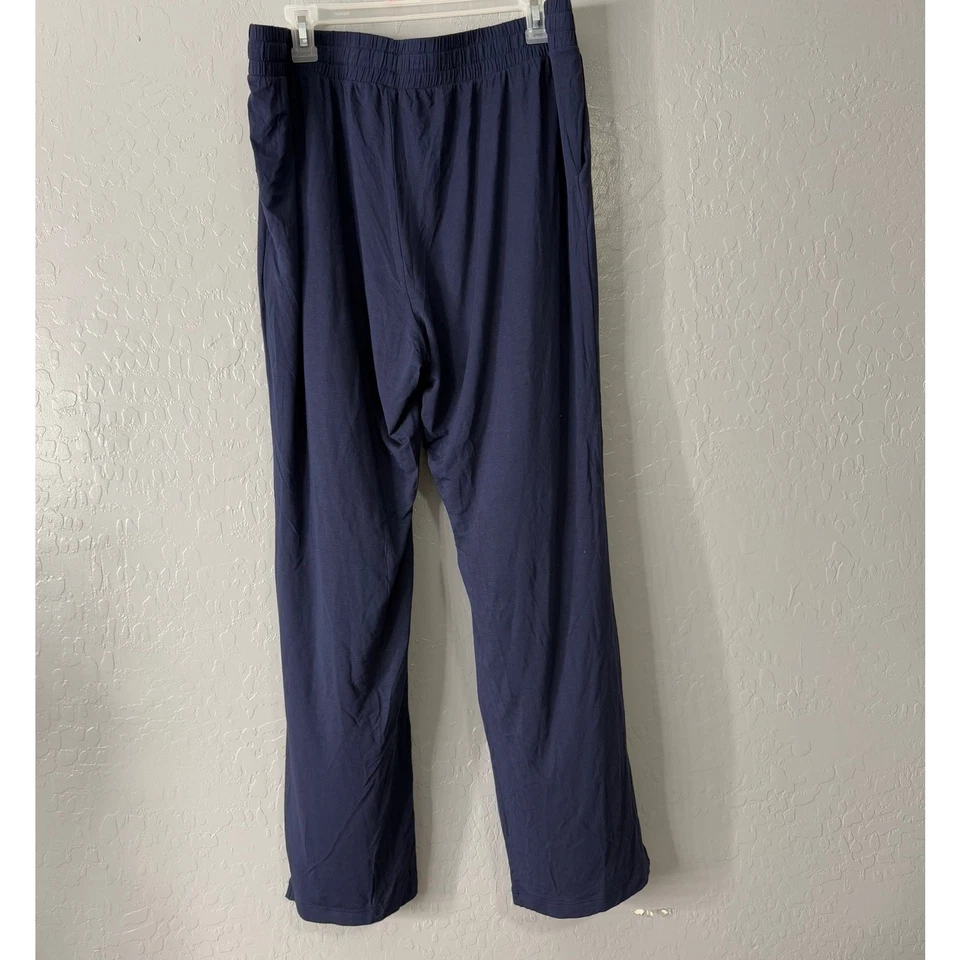 Gap Maternity Smoked Waist Pants, Navy Blue, L - Image 2 of 4