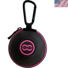 Elegant Clip-on Cue Ball Case with Zippable Closure - Perfect for Billiards