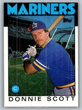 1986 Topps Donnie Scott Seattle Mariners #568