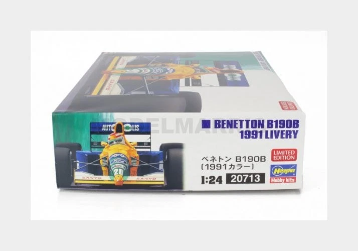 HASEGAWA 20713 BENETTON - F1 FORD B190B SEASON 1991 - 1/24 - Immagine 2 di 2