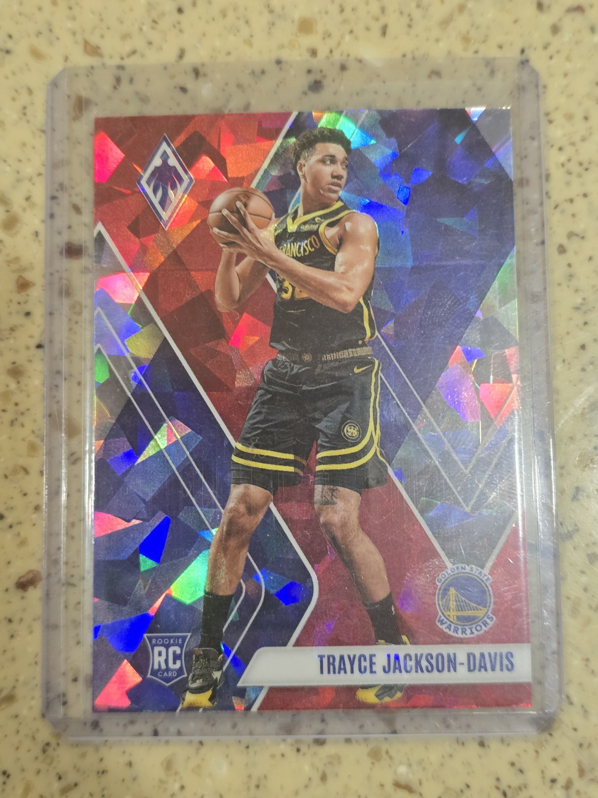 2023-24 Panini Phoenix Red Cracked Ice Rookie RC SP #288 Trayce Jackson-Davis