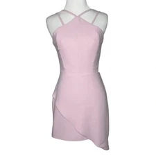 Amanda Uprichard x Revolve Pink Odean Cocktail Party Dress Size M NWOT