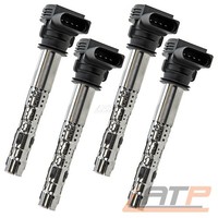 4X ZÜNdspule FÜR Audi A3 A4 Seat Skoda VW Golf 5 6 Tiguan T5 T6 1.8 2.0 TSI Tfsi