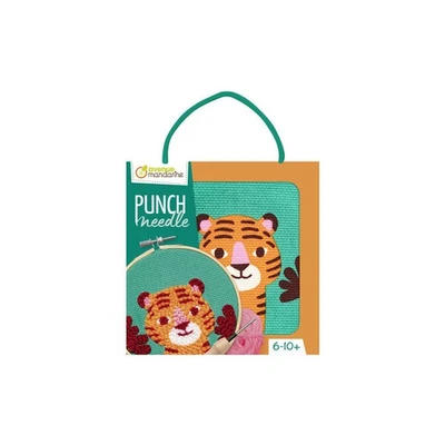Canevas - Punch Needle - Tigre - Enfant - Avec tambour et accessoires - Photo 1/3