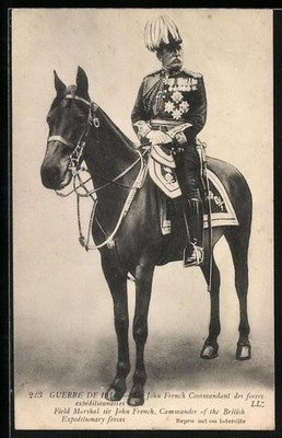AK Guerre de 1914, Sir John French, Commandant des forces expéditionaires 