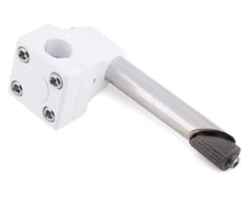 GT STYLE BMX HOLLOW BOLT 1" QUILL STEM WHITE