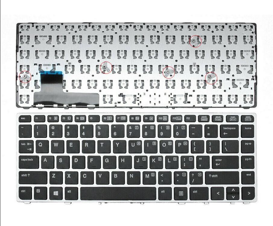 New HP Elitebook folio 9470m Keyboard NO Backlit 697685-001 