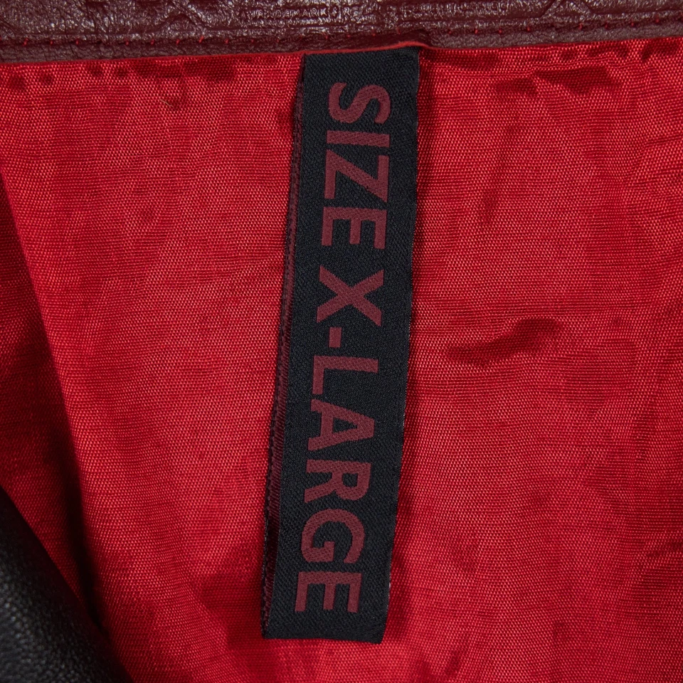 Superdry Men's Black 100% Leather Full Zip Collared Motor Sport Jacket XL - Image 4 of 4