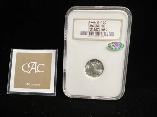 1944-D Mercury Dime — photo from the most recent tracked eBay sale