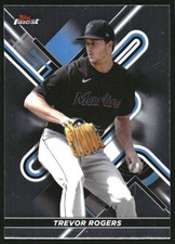 2022 Topps Finest Baseball Card #65 Trevor Rogers