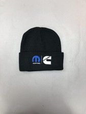 Mopar Cummins Hat Beanie Fitted Mens One Size Black Knit Cuffed Diesel