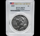 2025 Peace Silver Dollar PCGS MS70 #53652956