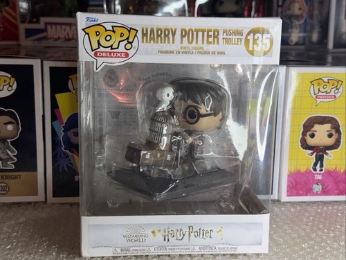 Funko Pop Deluxe Harry Potter Pushing Trolley #135 Vinyl Figure NEW NIB