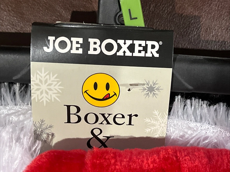 Conjunto de boxer y sombrero Sears Kmart Joe Boxer para hombre L — MWT Foto 3 de 4