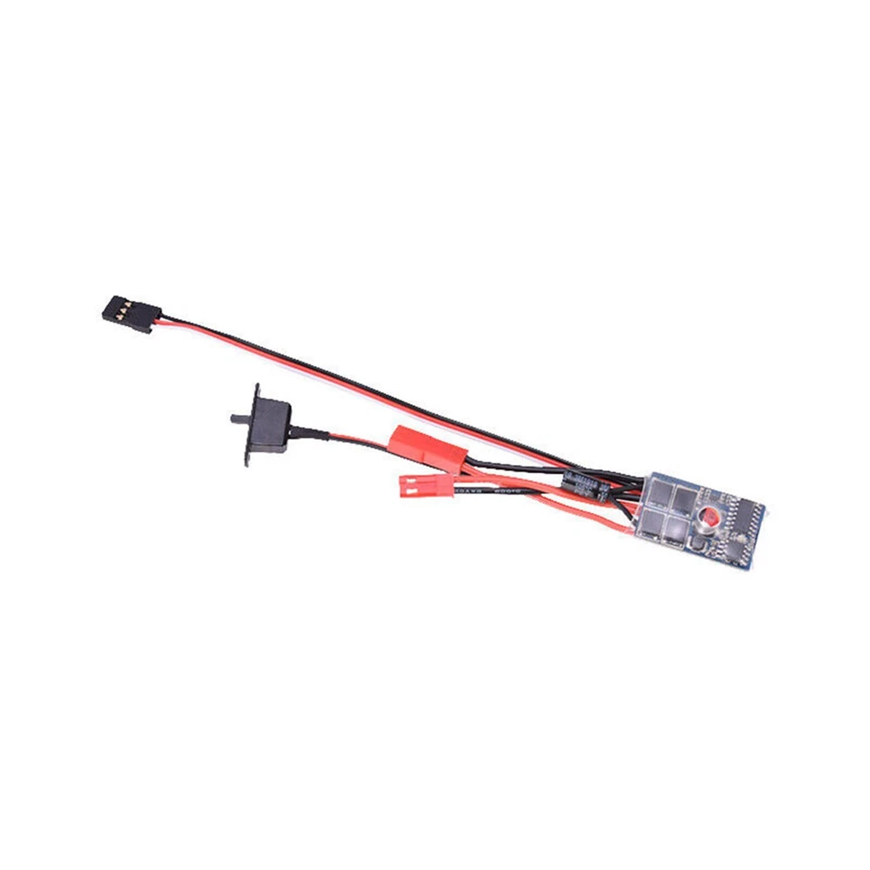 10A Brushed ESC Two Way Motor Speed Controller For RC Car Model 1/16 1/18 1/24 j - Image 3 of 4