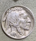 1931s Buffalo nickel, nice original XF condition, full reverse horn, no issues!