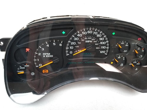 198K 15135669 Chevy 03-05 Avalanche Sierra Sierra Suburban Gauge Cluster 2500 B9 - Picture 10 of 24