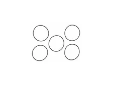 For 2003 GMC Savana 2500 Thermostat O-Ring 95123VQGQ