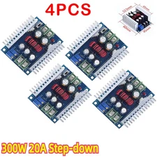 4PCS 300W 20A Synchronous Buck Module DC Step Down Voltage CC Power 5V 12V 24V