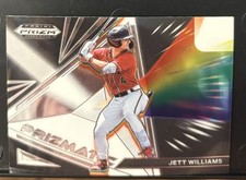 2022 Panini Prizm Draft Picks Jett Williams Prizmatic Insert