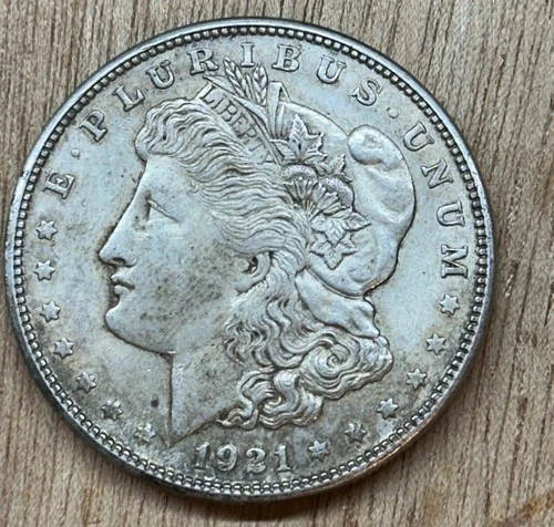 1921 S Morgan Silver Dollar - Real Silver - Bullion - 90% Silver Coin - $1 START