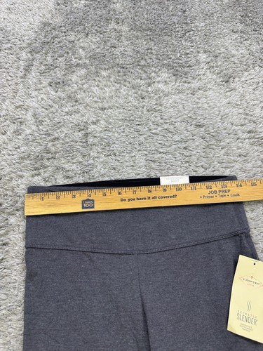St Johns Bay Leggings Women PS Gray Active Mid Rise Stretch Crop Capri Pant NWT - Picture 8 of 11