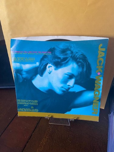 Jack Wagner – All I Need PICTURE SLEEVE 45 rpm 7" NOT TESTED GENERAL HOSPITAL - Foto 2 di 2