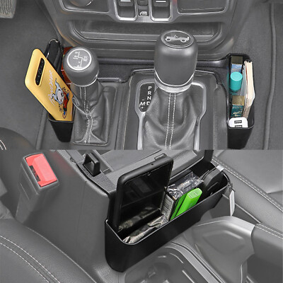 Accessories For Jeep Wrangler JL 18-25 Shifter Side Tray Armrest Storage Box