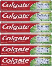 6 Packs Colgate Sparkling White Toothpaste 2.5 oz