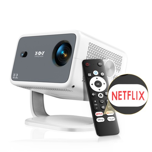 【Netflix Officially】Native 1080P Android TV Portable Projector 4K WiFi Bluetooth - Picture 5 of 18