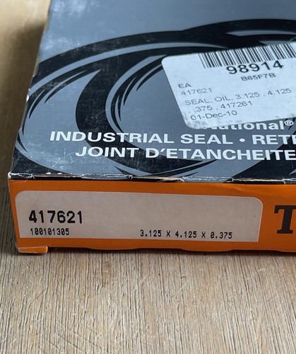 TIMKEN 417621 3.125 X 4.125 X 0.375 OIL SEAL NEW - Picture 5 of 6