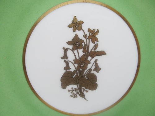 Mottahedeh Design 8" Floral Plate Coimbra S.P. Sociedade de Porcelanas Portugal - Picture 2 of 7