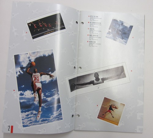1992 Nike Poster Händlerkatalog mit Bestellformular Michael Jordan Bo Jackson N. Ryan - Bild 2 von 8