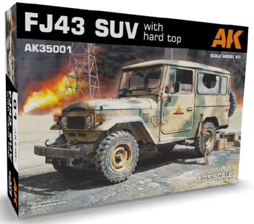 Ak Interactive 1/35 FJ43 Toyota LAND CRUISER Truck Plastic Model Kit #AK35001 - 第 1/14 張圖片