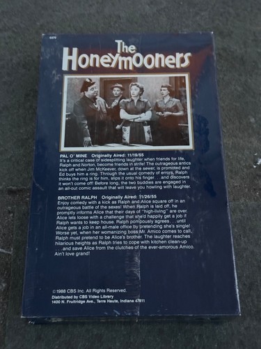 The Honeymooners VHS Die klassischen Episoden Pal O Mine Bruder Ralph Band 4 - Bild 2 von 2