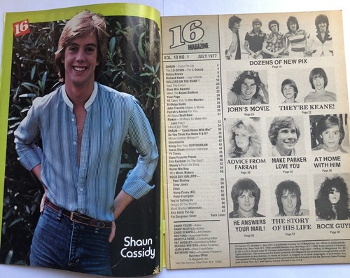 Vintage 16 Magazine July 1977 Bay City Rollers, KISS, Shaun Cassidy - Picture 8 of 22