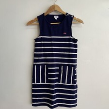 Vineyard Vines for Target Navy White Striped Sleeveless Dress Large (10/12) EUC
