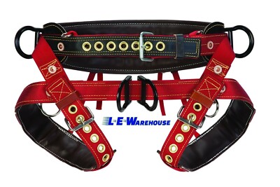 WEAVER LEATHER WLC-160 4D CLIMBING SADDLE W// 2/" NYLON LEG STRAPS SMALL