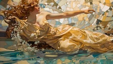 "Dream Mosaic Variant" by Dr. Shrinker Poster Giclee Print 17 x 22