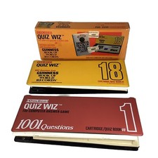 Vintage Coleco Quiz Wiz Electronic Trivia Game With 2 Cartridges: 1  18 Works