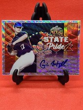 2021 Leaf metal draft Gunnar hoglund State pride silver Wave Auto Oakland A's