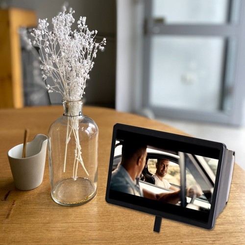 2 Pcs Mobile Phone Screen Magnifying Glass Video Magnifier Amplifier for - Photo 12 sur 12