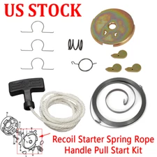 US For Honda 70-85 ATC Recoil Starter Spring Rope Handle Pull Start Rebuild Kit