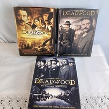 Deadwood: The Complete Series Seasons 1-2-3 DVD Boxed Sets READ