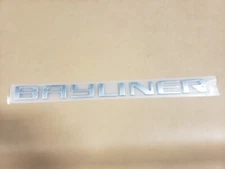 18” BAYLINER SCRIPT LOGO / RAISED CHROME LETTERS