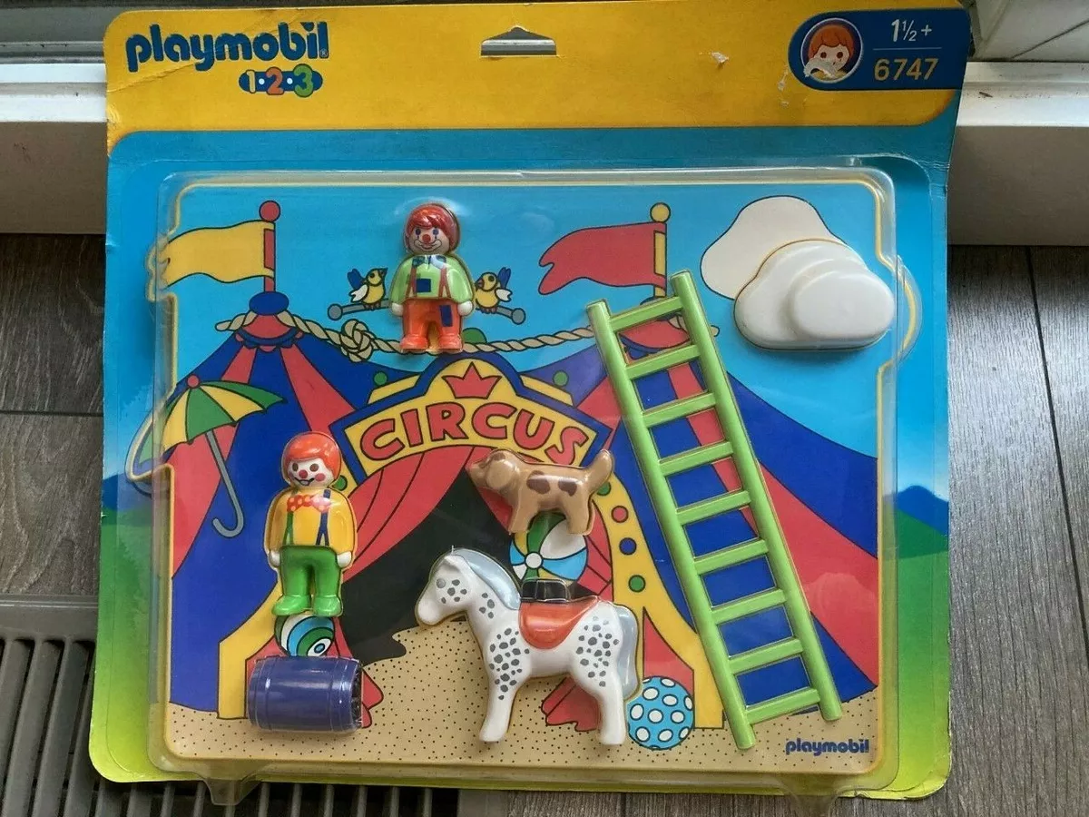 Playmobil 123 # 6747 Circus Puzzle New